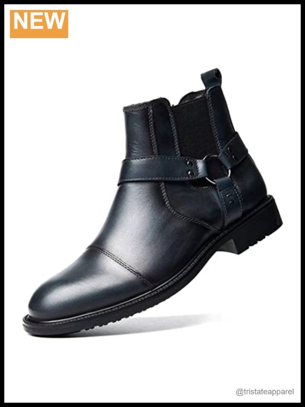 Genuine Leather Chelsea Ankle Boots for Men Oxford Dress Boot